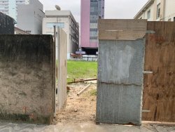 Terreno para alugar na Vila Mathias, Santos